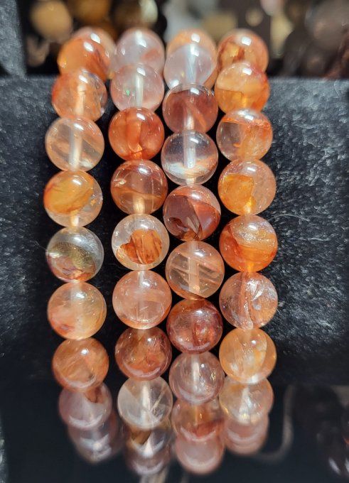 Quartz Hématoïde ou Quartz de feu